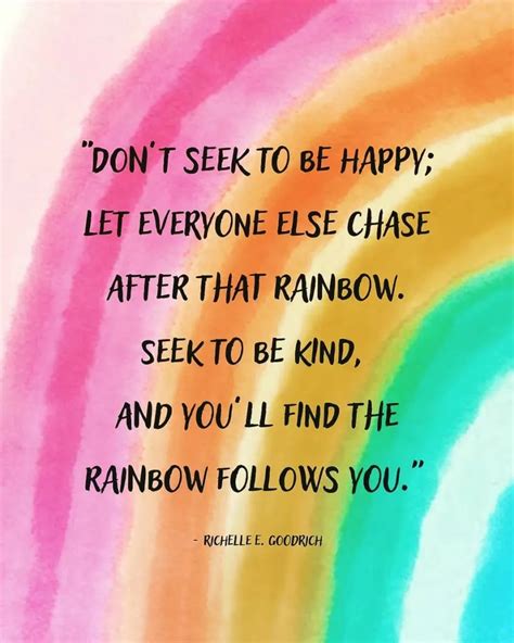 be the rainbow quote